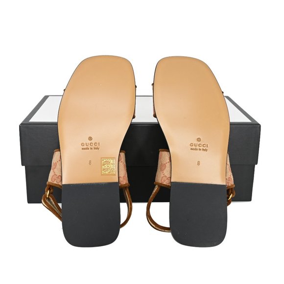 Gucci Men's 574492 Original GG Sandals - Picture 6 of 7